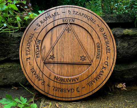 Trithemius Table of Practice. Custom made ritual tools for ceremonial magic. Planetary magic.