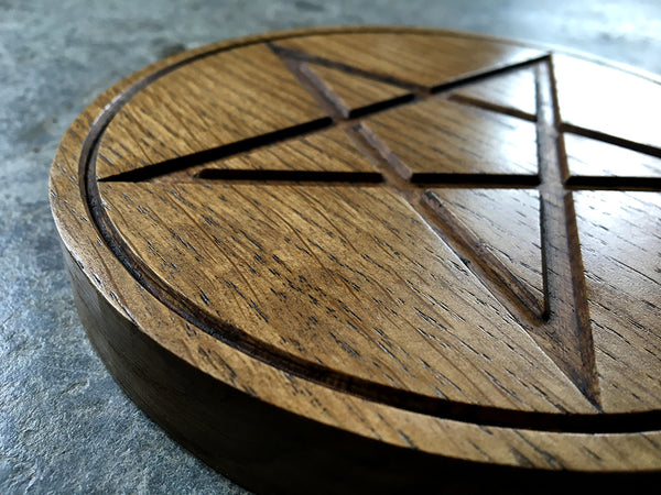 THE ALTAR PENTACLE - Carved in Solid Oak